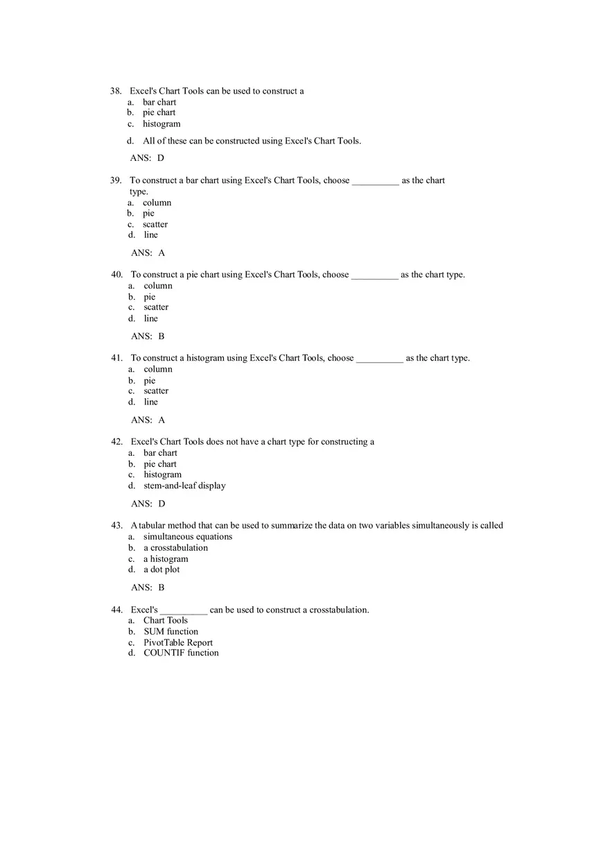 Descriptive Statistics - Tabular and Graphical Displays Chapter 2 Answers 1 - Page 8