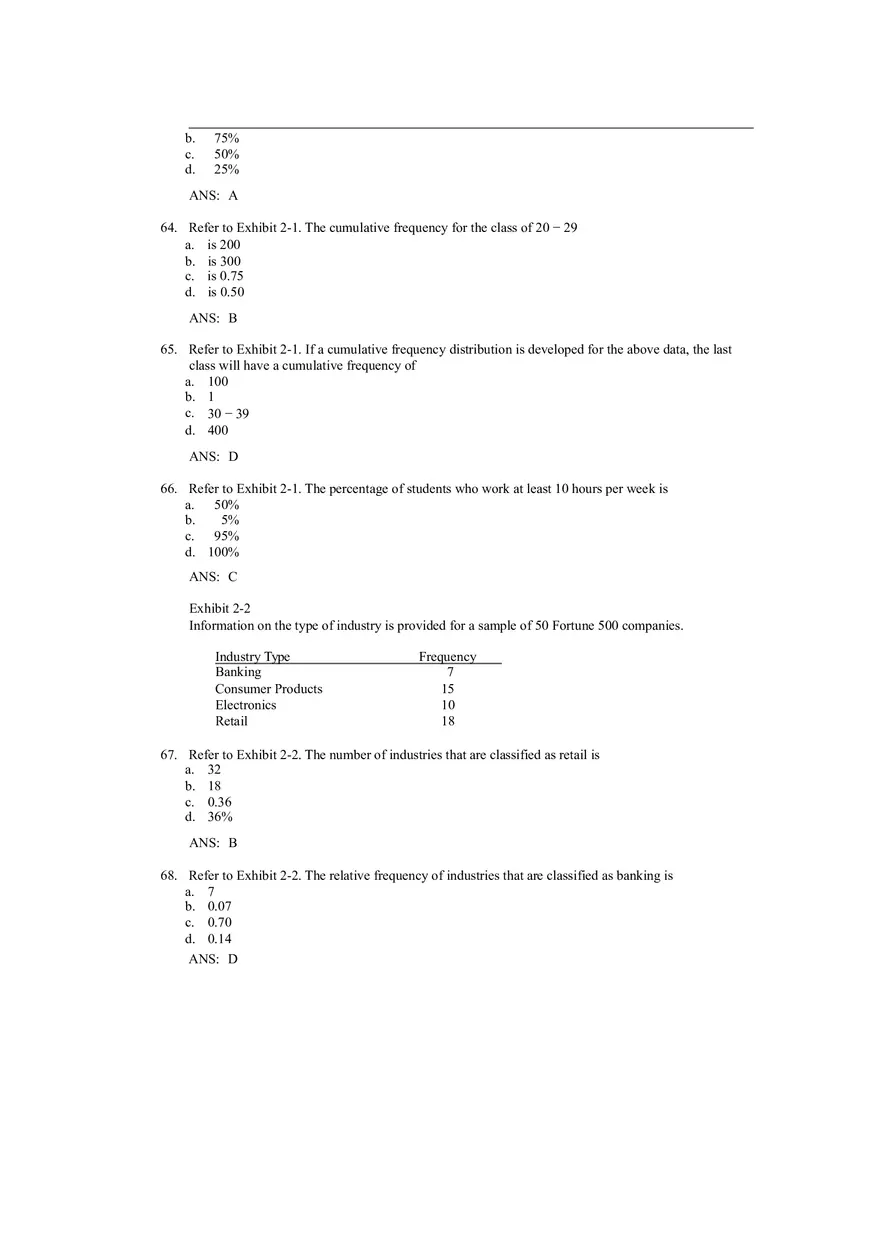 Descriptive Statistics - Tabular and Graphical Displays Chapter 2 Answers 1 - Page 3