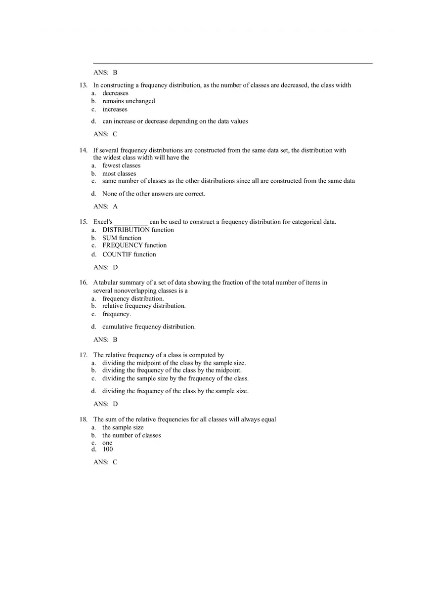 Descriptive Statistics - Tabular and Graphical Displays Chapter 2 Answers 1 - Page 4