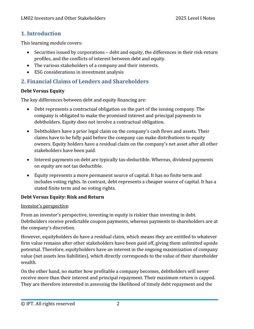 LM02 Investors and Other Stakeholders - Page 2