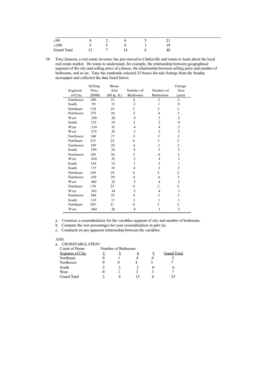 Descriptive Statistics - Tabular and Graphical Displays Chapter 2 Answers 3 - Page 11