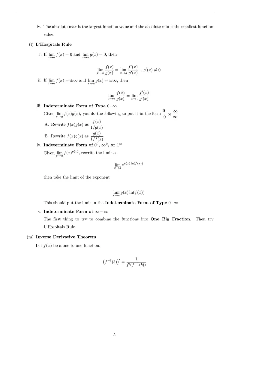 Math - Some Algebra Review - Page 11