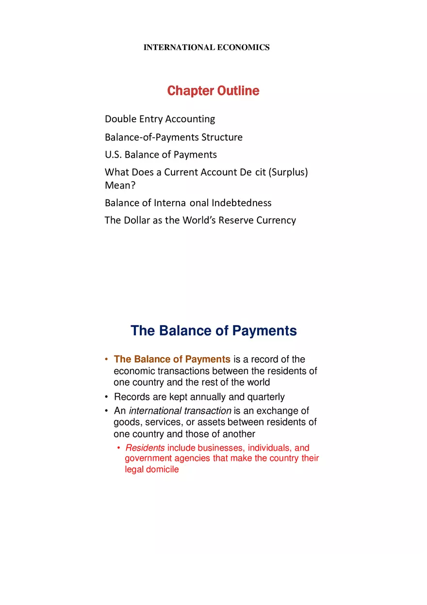 Double Entry Accounting Lecture - Page 1