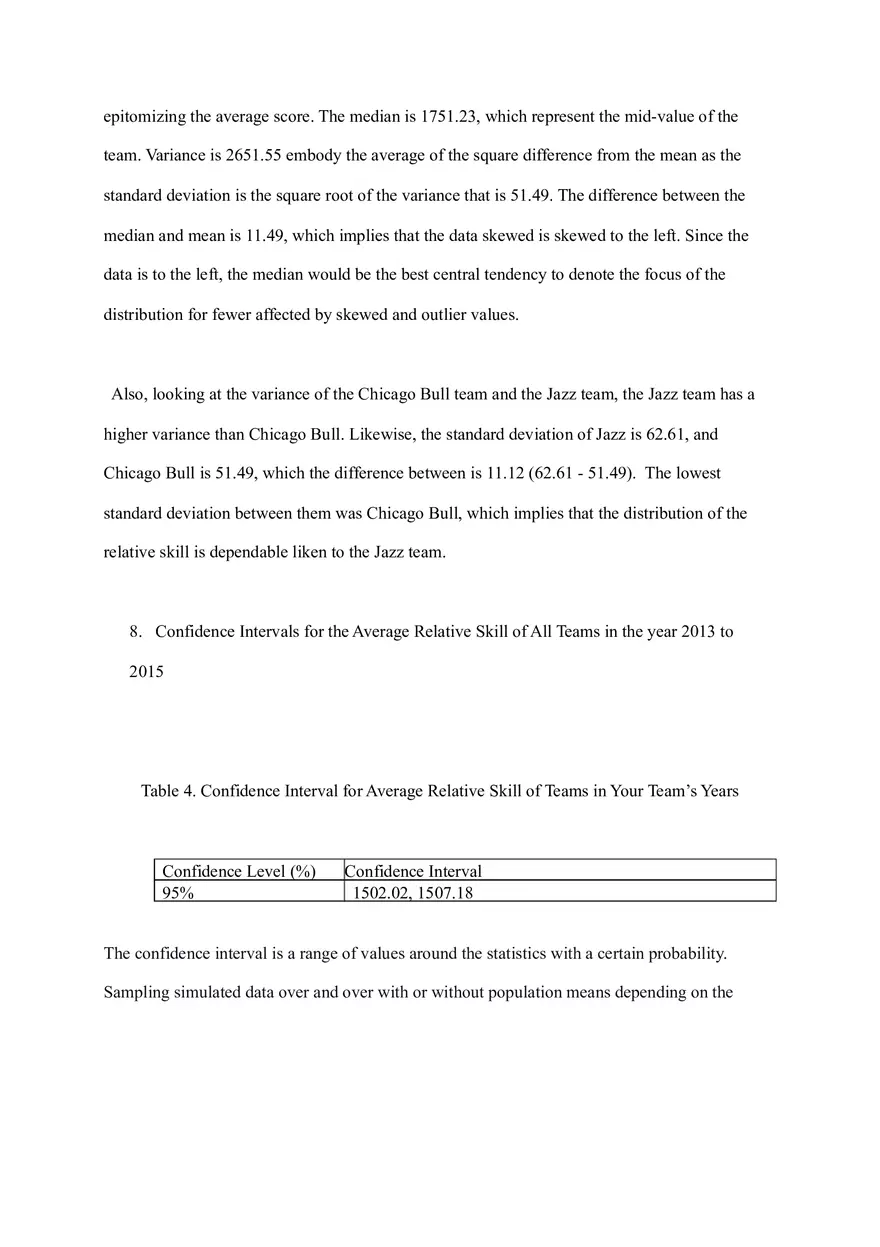 Project One Summary Report (Data Science) - Page 7