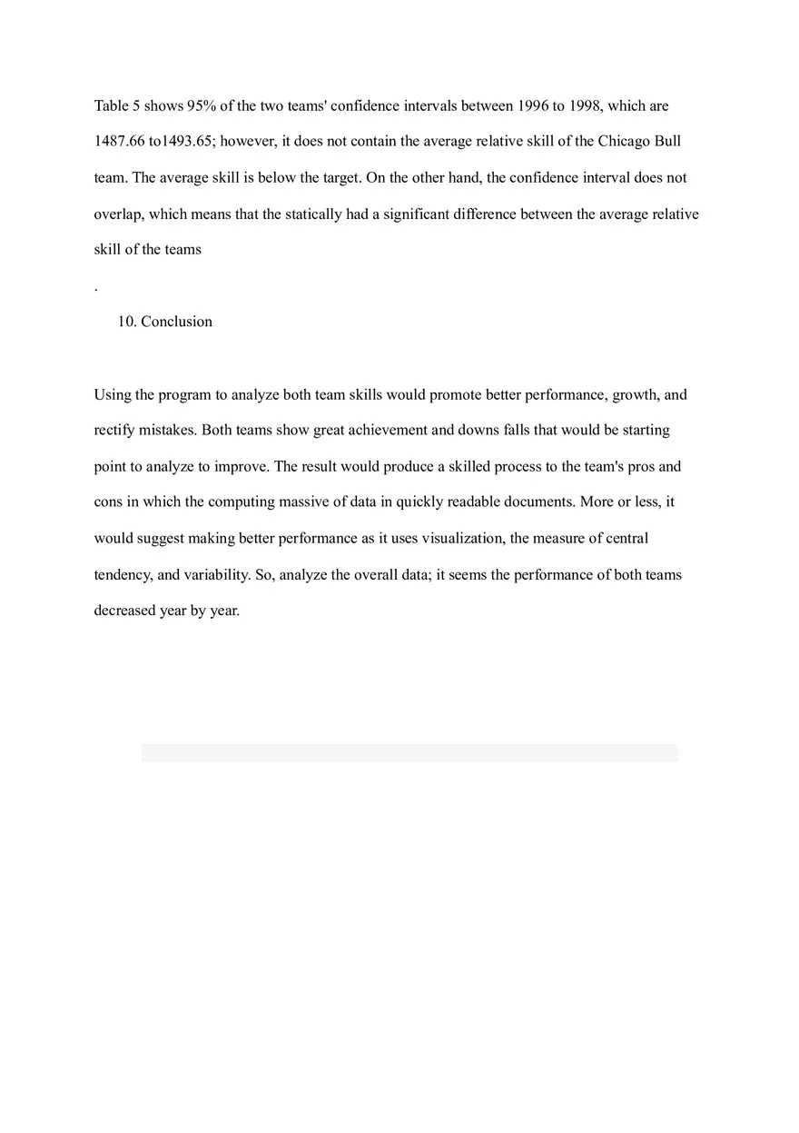Project One Summary Report (Data Science) - Page 9