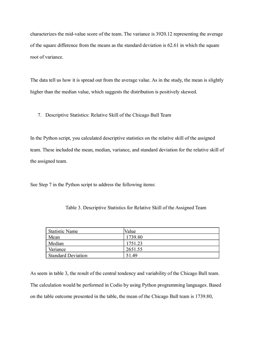 Project One Summary Report (Data Science) - Page 6