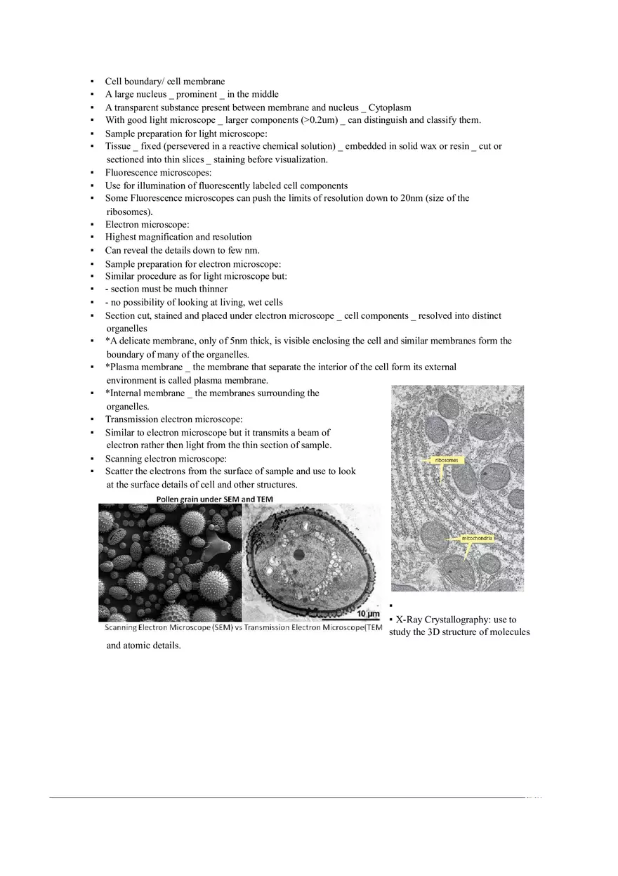 Introduction of Cell, Cell Theory and History Chapter 1 - Page 3