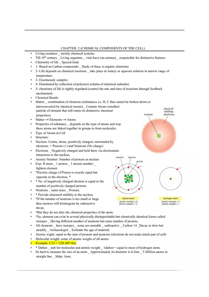 Introduction of Cell, Cell Theory and History Chapter 2 - Page 1
