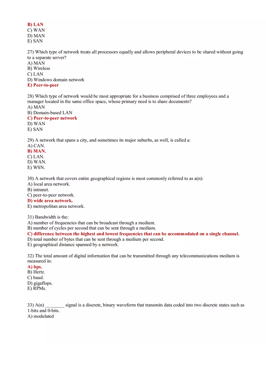 Telecommunications, the Internet, and Wireless Technology Questions and Answers - Page 7