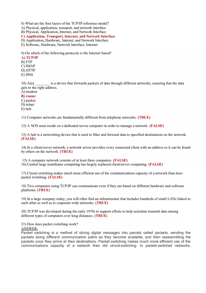 Telecommunications, the Internet, and Wireless Technology Questions and Answers - Page 2