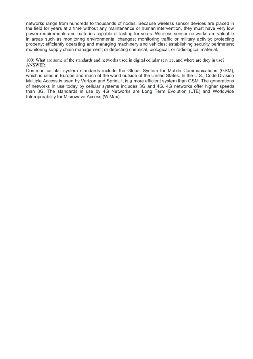 Telecommunications, the Internet, and Wireless Technology Questions and Answers - Page 5