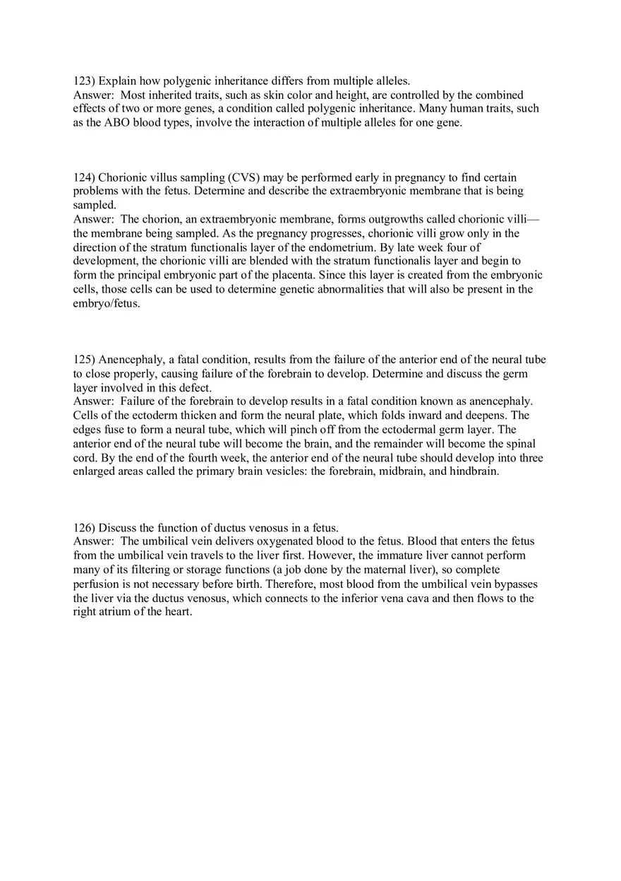 Answers Development and Heredity Part 2 - Page 4