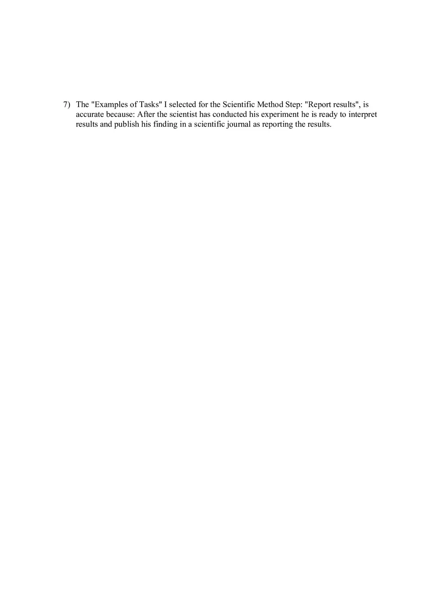 Scientific Method Matching Exercise Resource - Page 3
