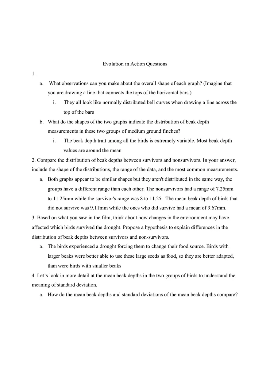 Evolution in Action - Page 1