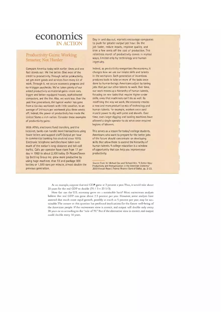 Gross Domestic Product and Economic Growth - Page 22