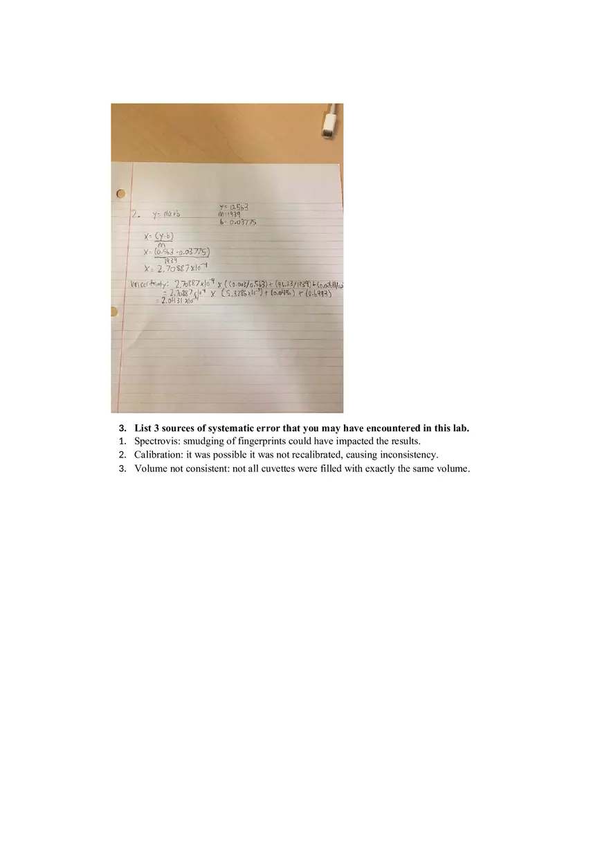 Beer's Law Lab - Page 5
