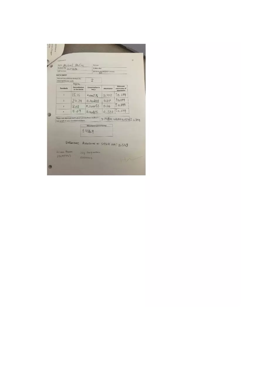 Beer's Law Lab - Page 6