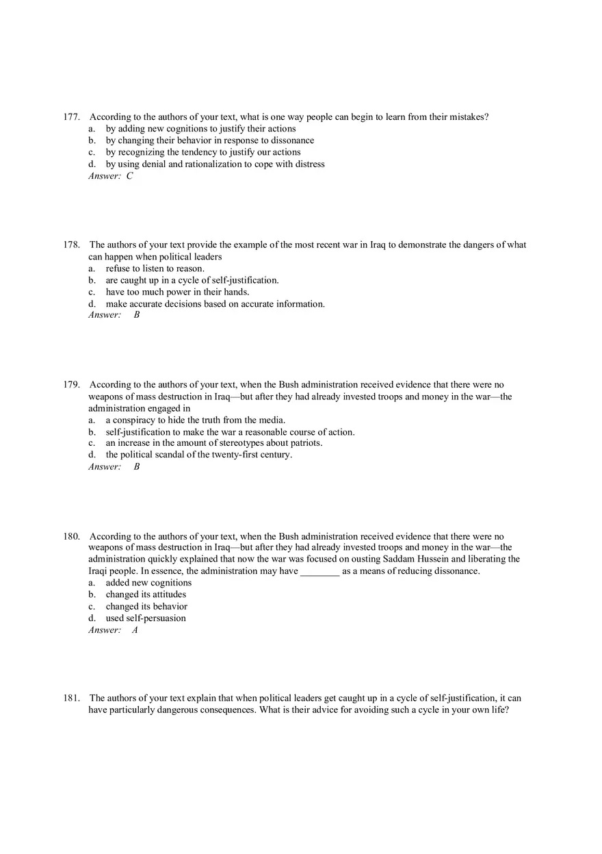 The Need To Justify Our Actions Answer Key Part 4 - Page 16