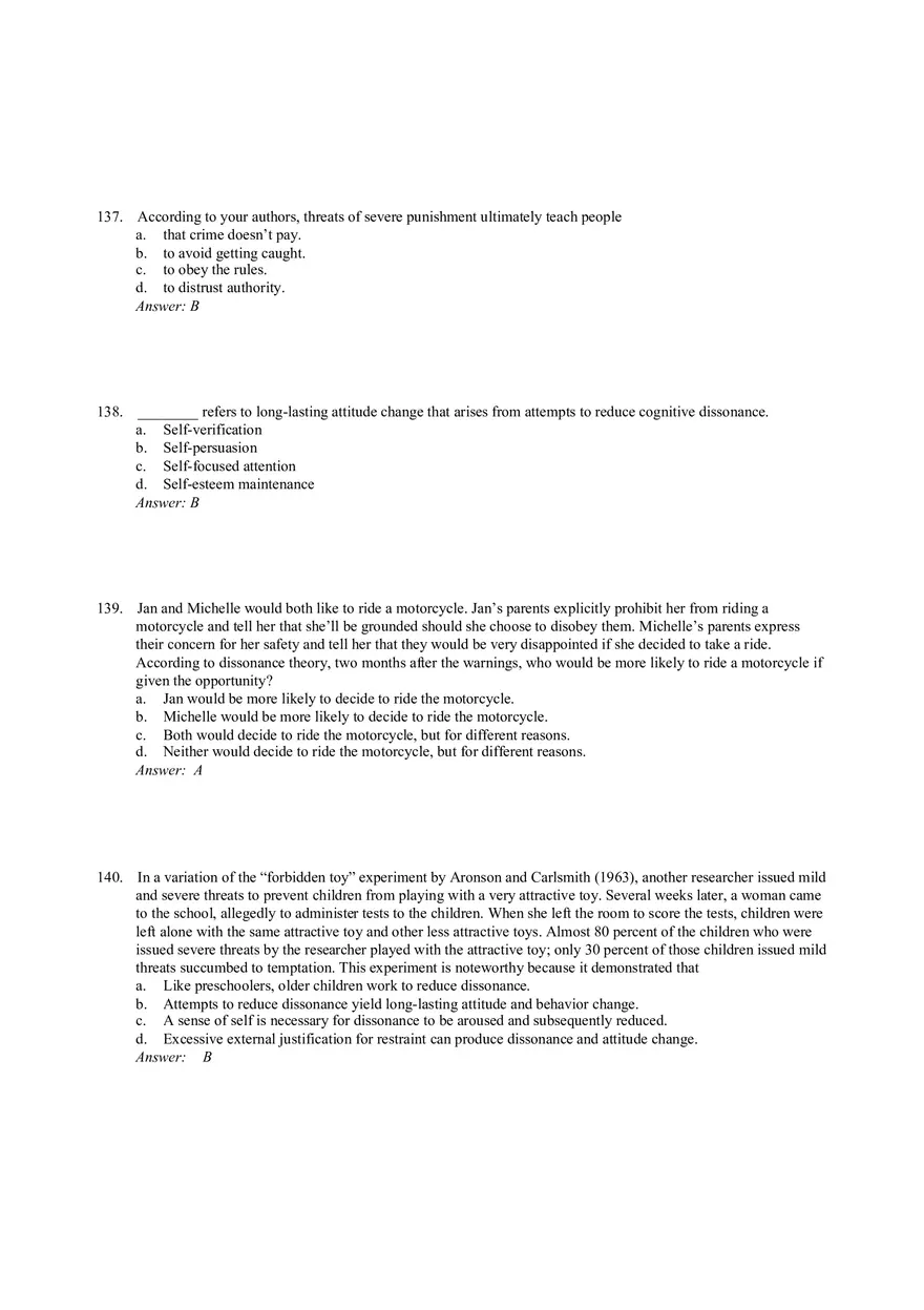 The Need To Justify Our Actions Answer Key Part 4 - Page 1