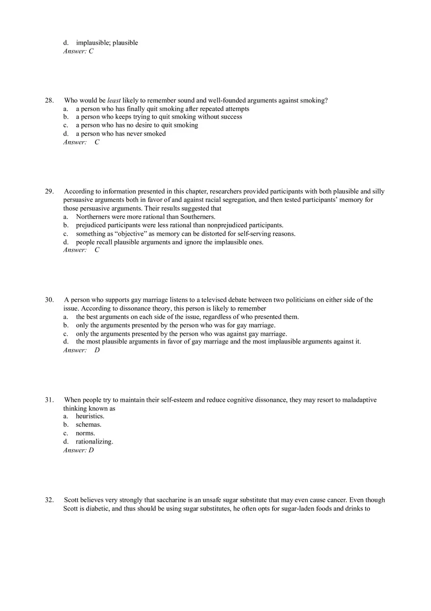 The Need To Justify Our Actions Answer Key Part 1 - Page 7