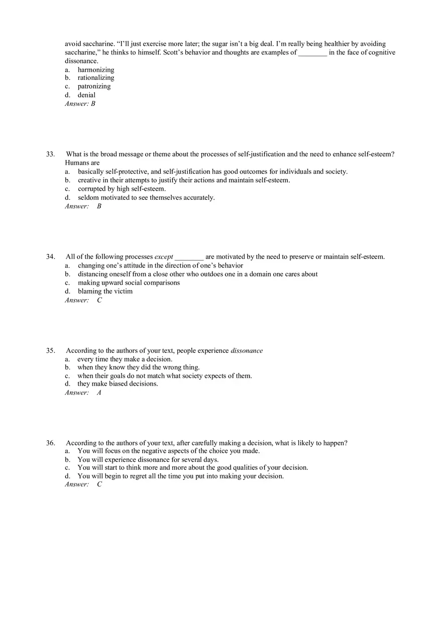 The Need To Justify Our Actions Answer Key Part 1 - Page 8