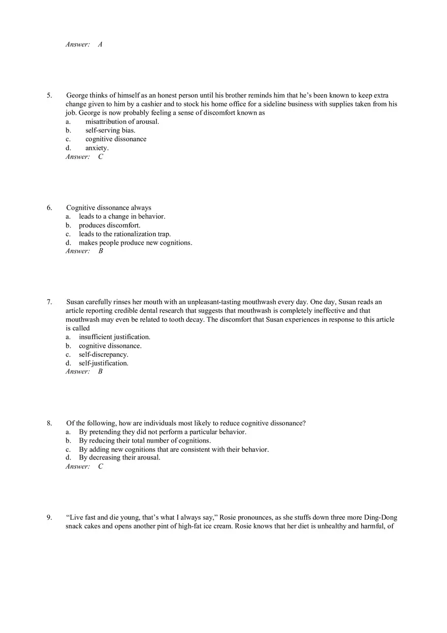 The Need To Justify Our Actions Answer Key Part 1 - Page 2