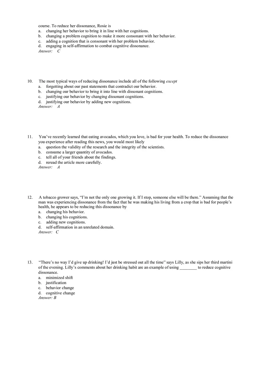 The Need To Justify Our Actions Answer Key Part 1 - Page 3
