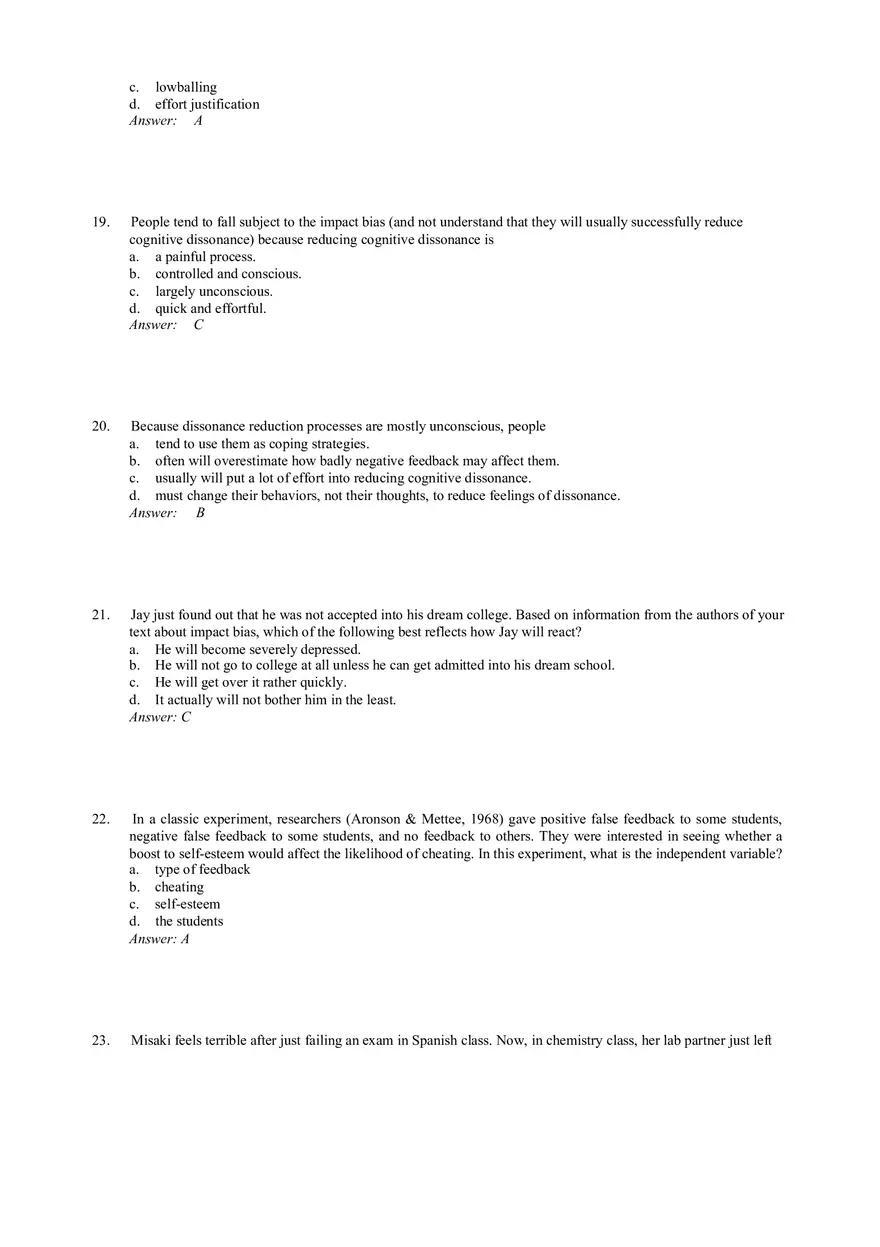 The Need To Justify Our Actions Answer Key Part 1 - Page 5