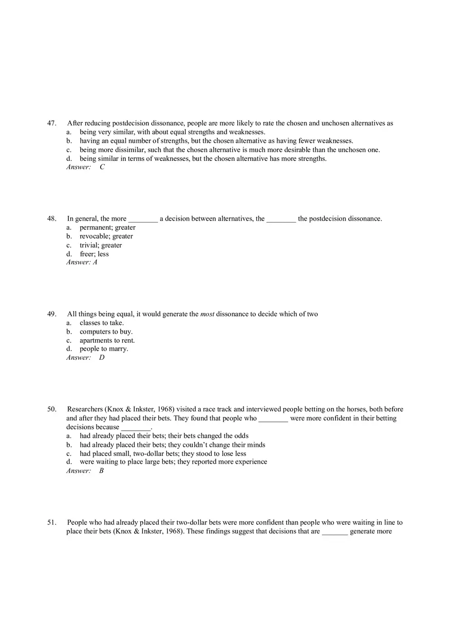 The Need To Justify Our Actions Answer Key Part 2 - Page 1