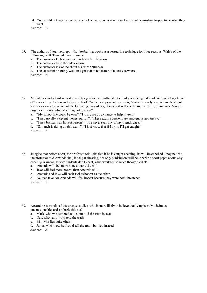 The Need To Justify Our Actions Answer Key Part 2 - Page 5