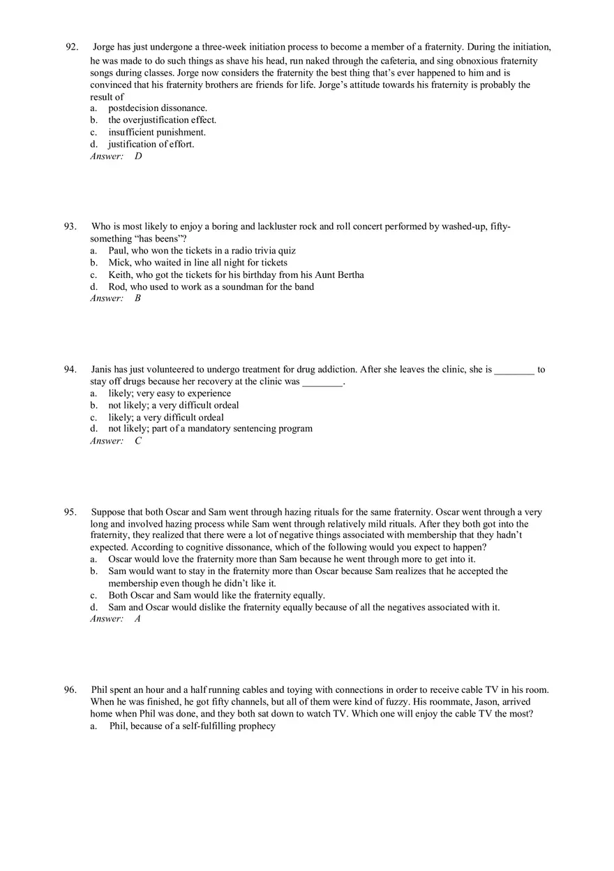 The Need To Justify Our Actions Answer Key Part 3 - Page 1
