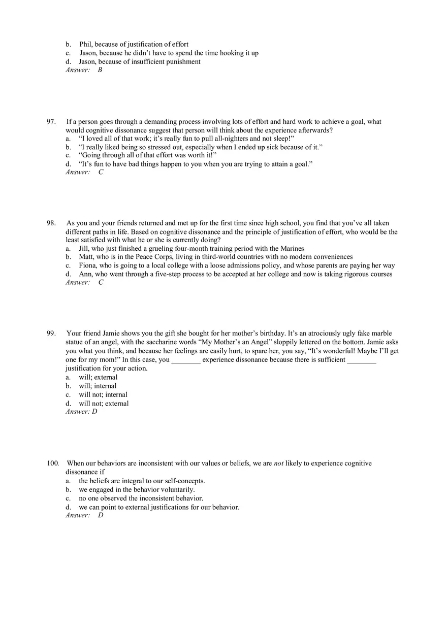 The Need To Justify Our Actions Answer Key Part 3 - Page 2