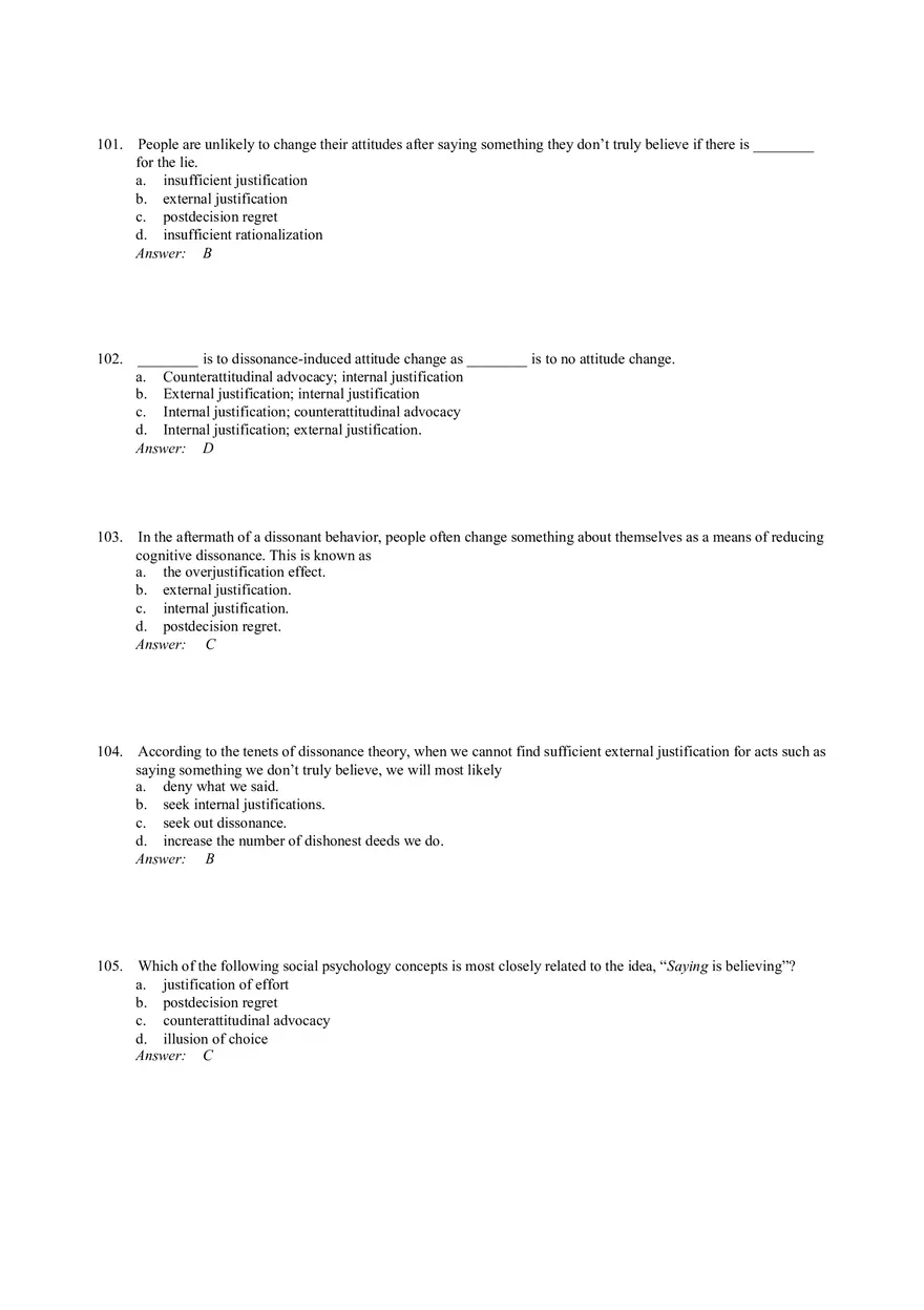 The Need To Justify Our Actions Answer Key Part 3 - Page 3
