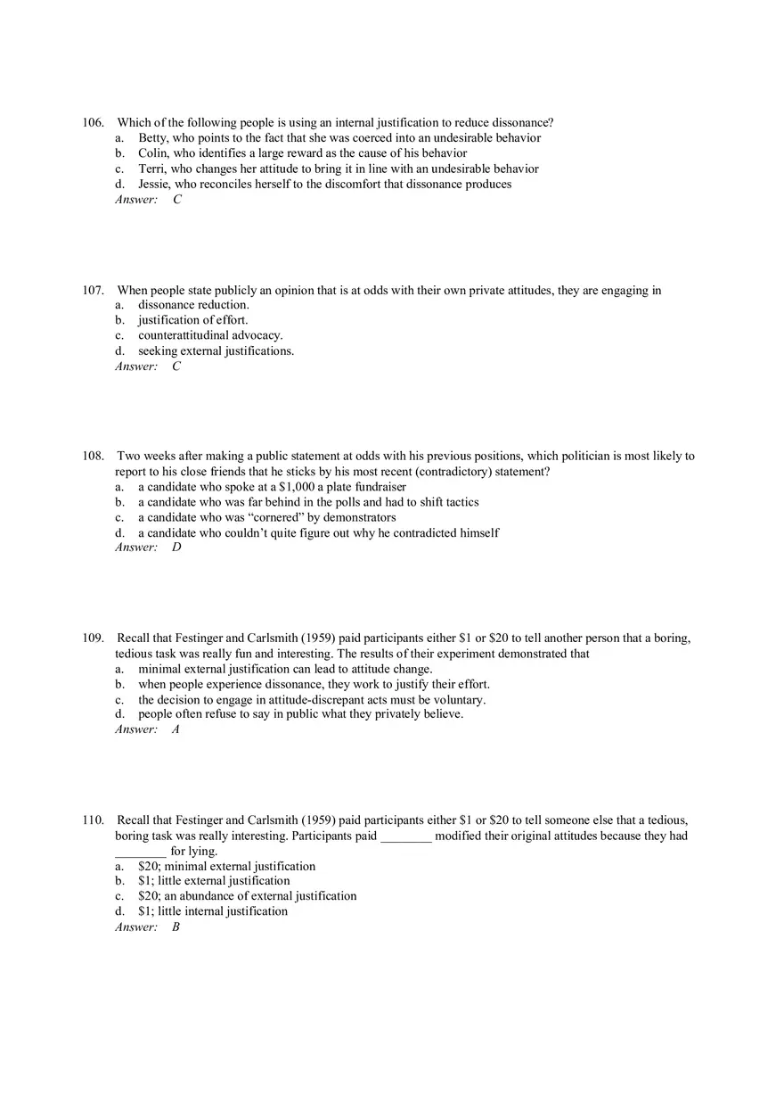 The Need To Justify Our Actions Answer Key Part 3 - Page 4