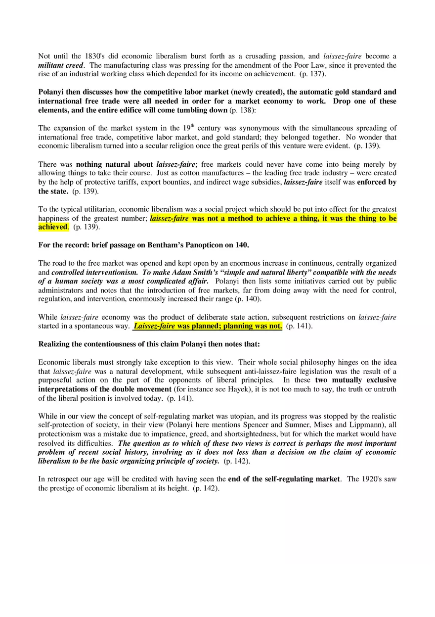 Notes on The Great Transformation Part 2 - Page 9