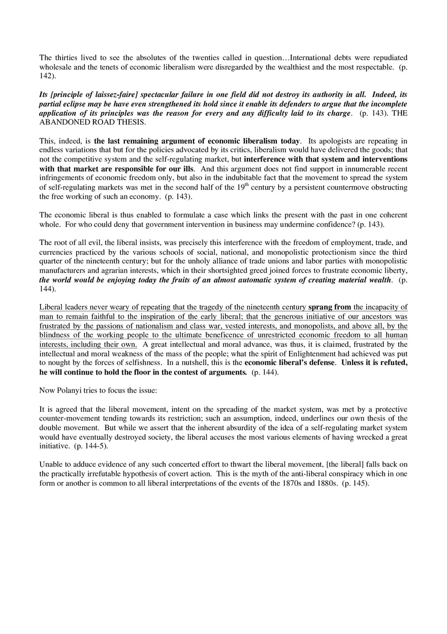Notes on The Great Transformation Part 2 - Page 10