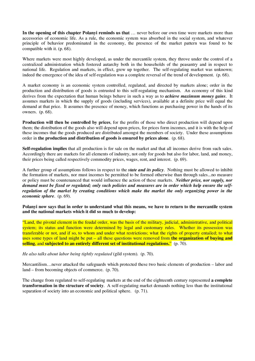 Notes on The Great Transformation Part 1 - Page 9