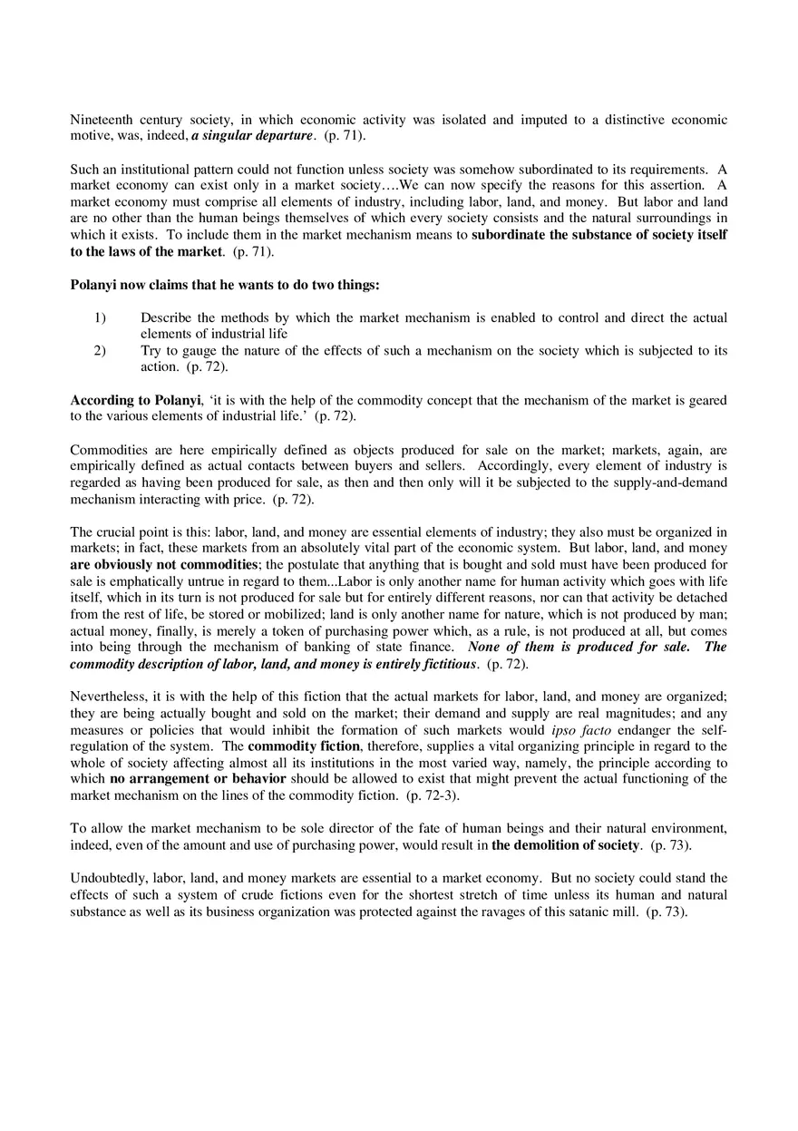 Notes on The Great Transformation Part 1 - Page 10