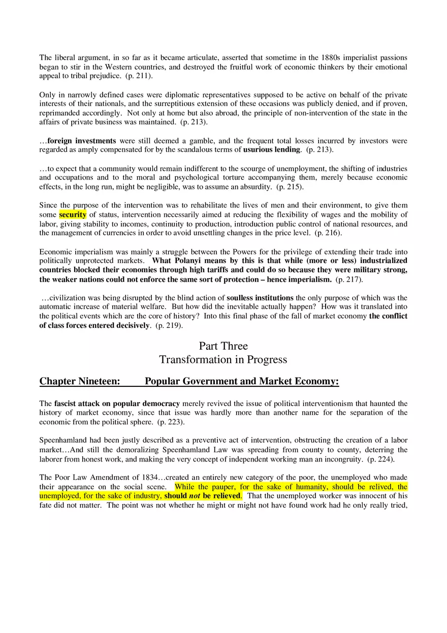 Notes on The Great Transformation Part 3 - Page 8