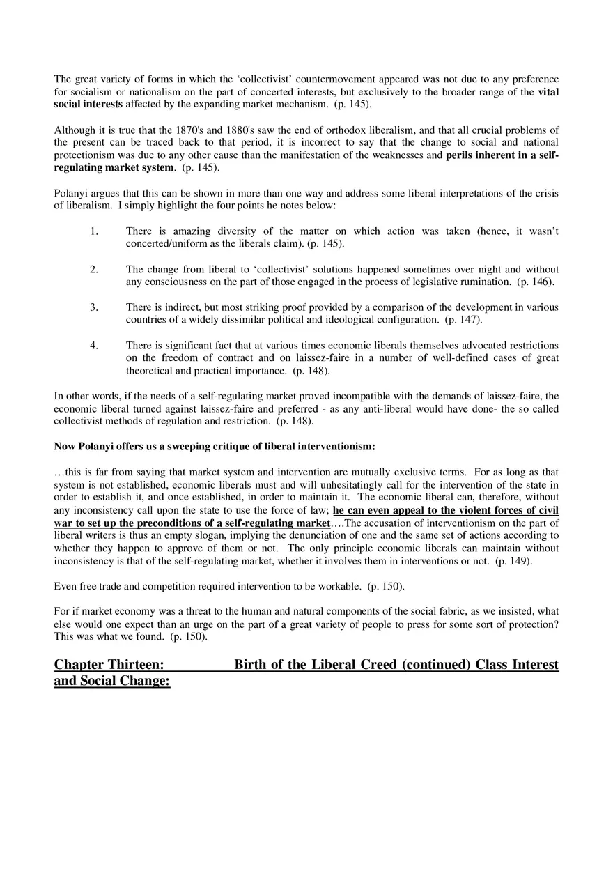 Notes on The Great Transformation Part 3 - Page 1