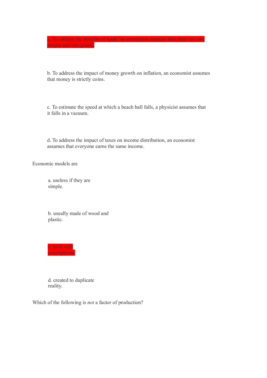 Quiz Thinking Like a Economist - Page 3