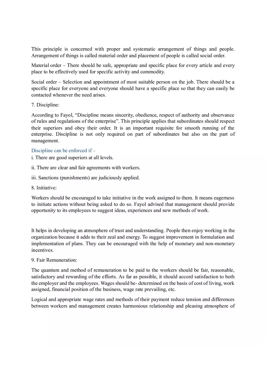 Fayol’s 14 Principles of Management Part 2 - Page 8