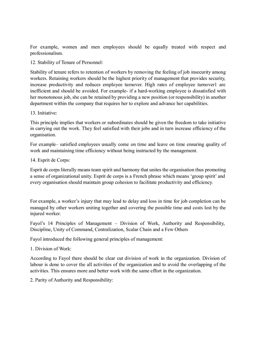 Fayol’s 14 Principles of Management Part 2 - Page 2