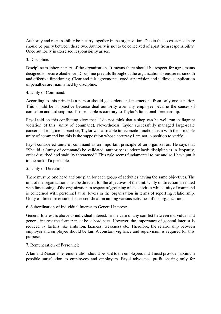 Fayol’s 14 Principles of Management Part 2 - Page 3