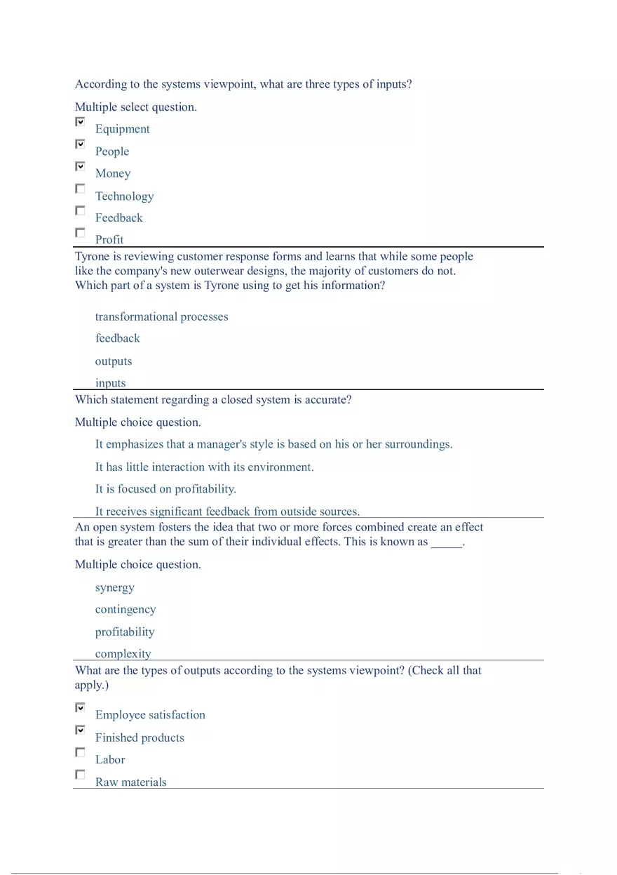Functions and Activities of Management Review Answer Key Part 3 - Page 4