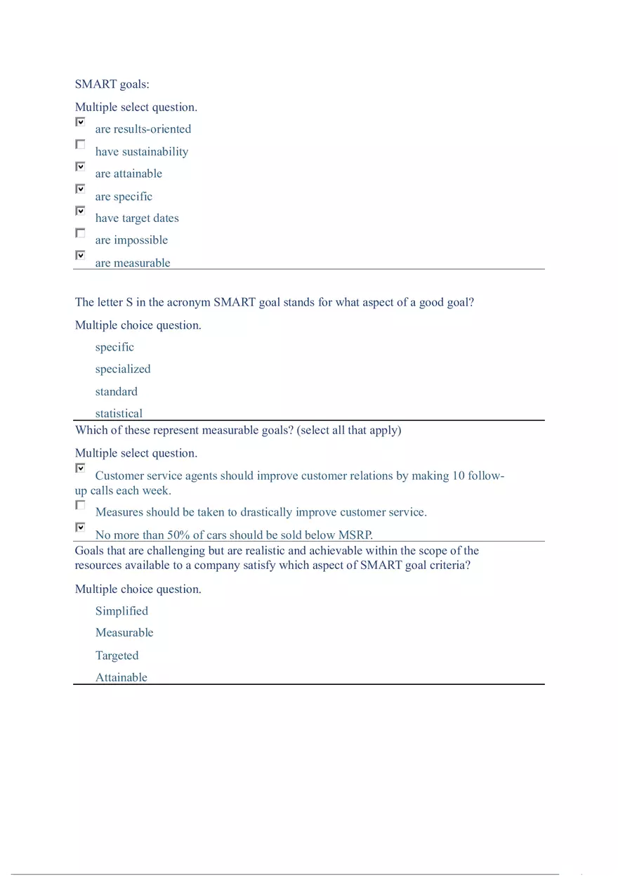 Functions and Activities of Management Review Answer Key Part 5 - Page 7