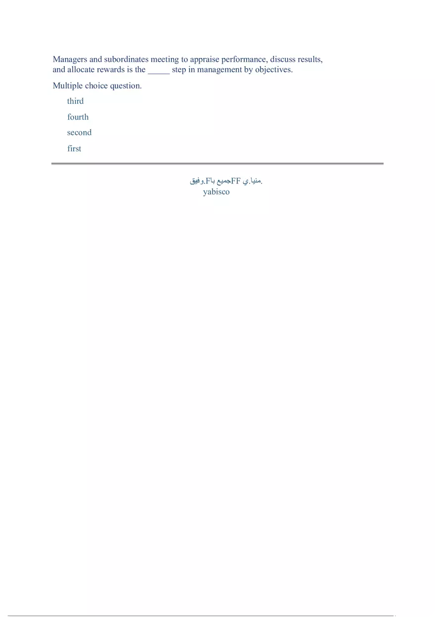 Functions and Activities of Management Review Answer Key Part 5 - Page 3