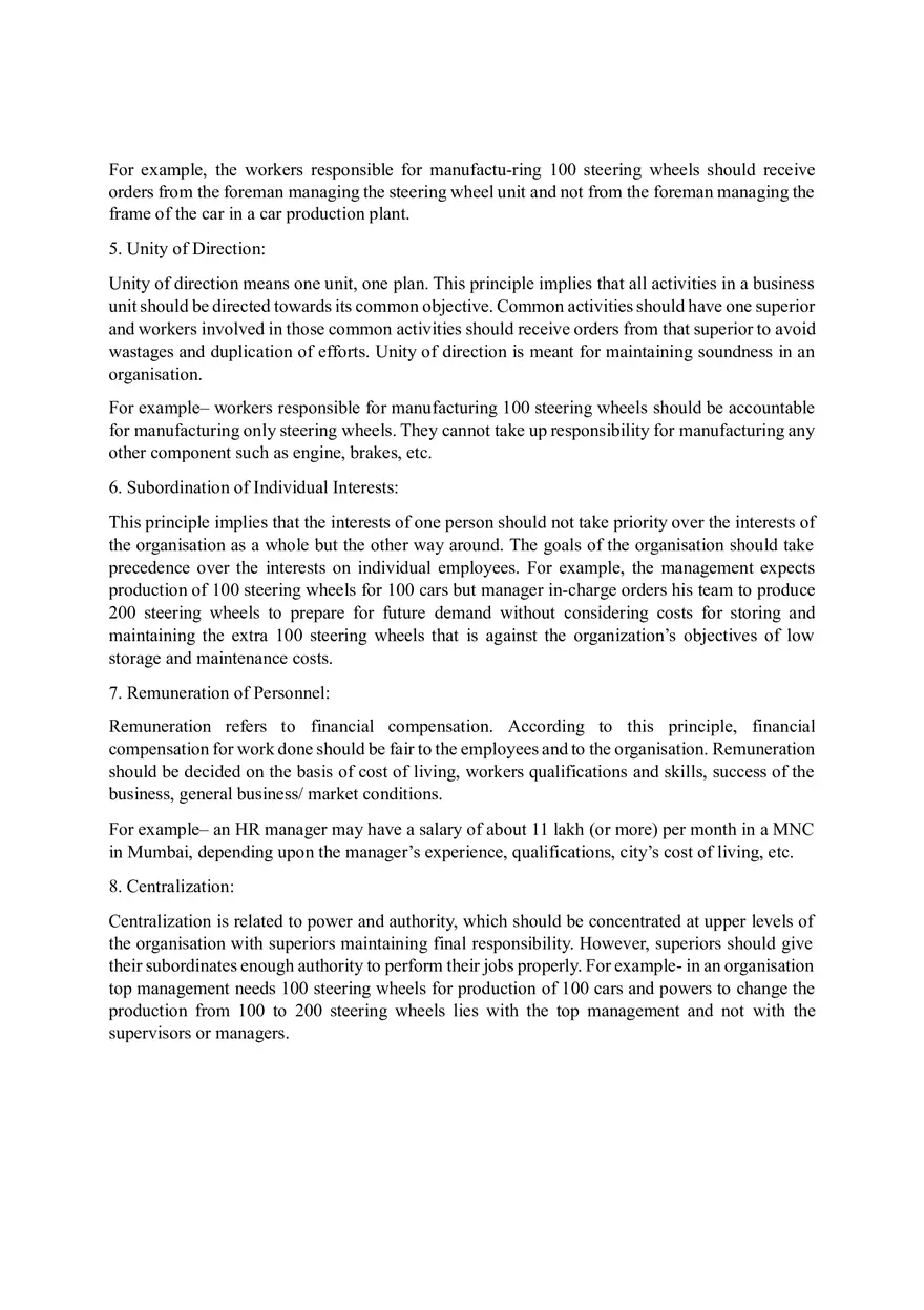 Fayol’s 14 Principles of Management Part 1 - Page 10