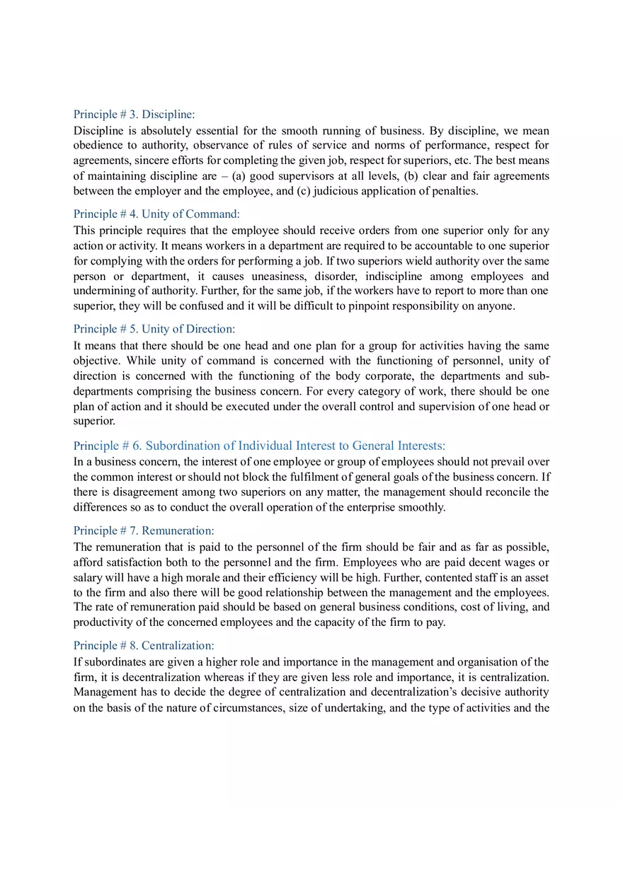 Fayol’s 14 Principles of Management Part 1 - Page 2