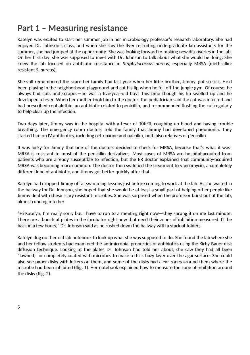 Antibiotic Resistance Assignment - Page 7